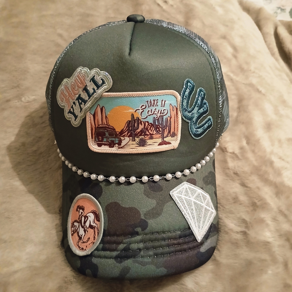 Camo Patchwork Women's Hat